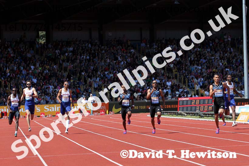 Mens 300 metres, IAAF Diamond League, Birmingham. Photo: David T. Hewitson/Sports for All Pics